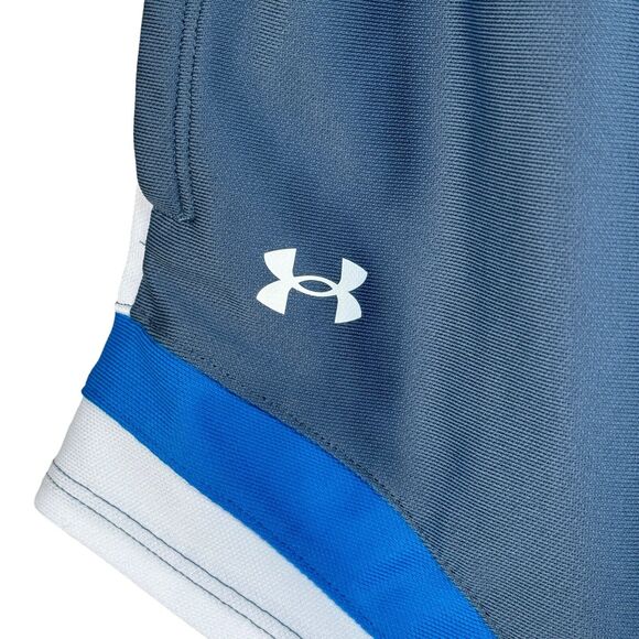 Under Armour Large Loose Fit Shorts Heat Gear Pockets Elastic Waist Gray Womens - Picture 2 of 4